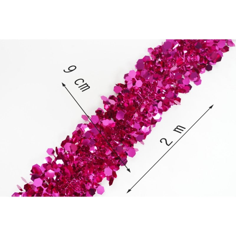 Beteala Craciun, Flippy, roz, marimea: 2 m x 9 cm material:folie PVC, interior/exterior - vivimall.ro