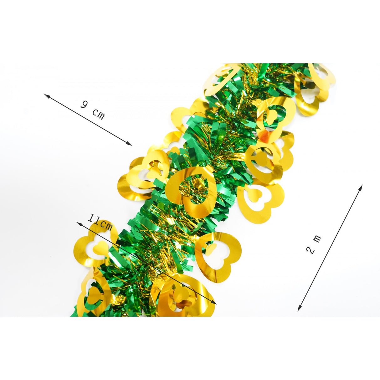 Beteala Craciun, Flippy, verde, marimea: 2 m x 11 cm x 9 cm material:folie PVC, interior/exterior - vivimall.ro