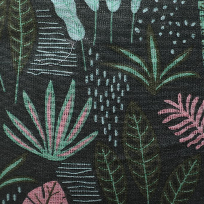 Cutie de Depozitare Pliabila, Vivimall, Impermeabila, cu Snur, Capacitate 100 L, cu Manere, 50x50x40cm, Model Frunze, Verde - vivimall.ro