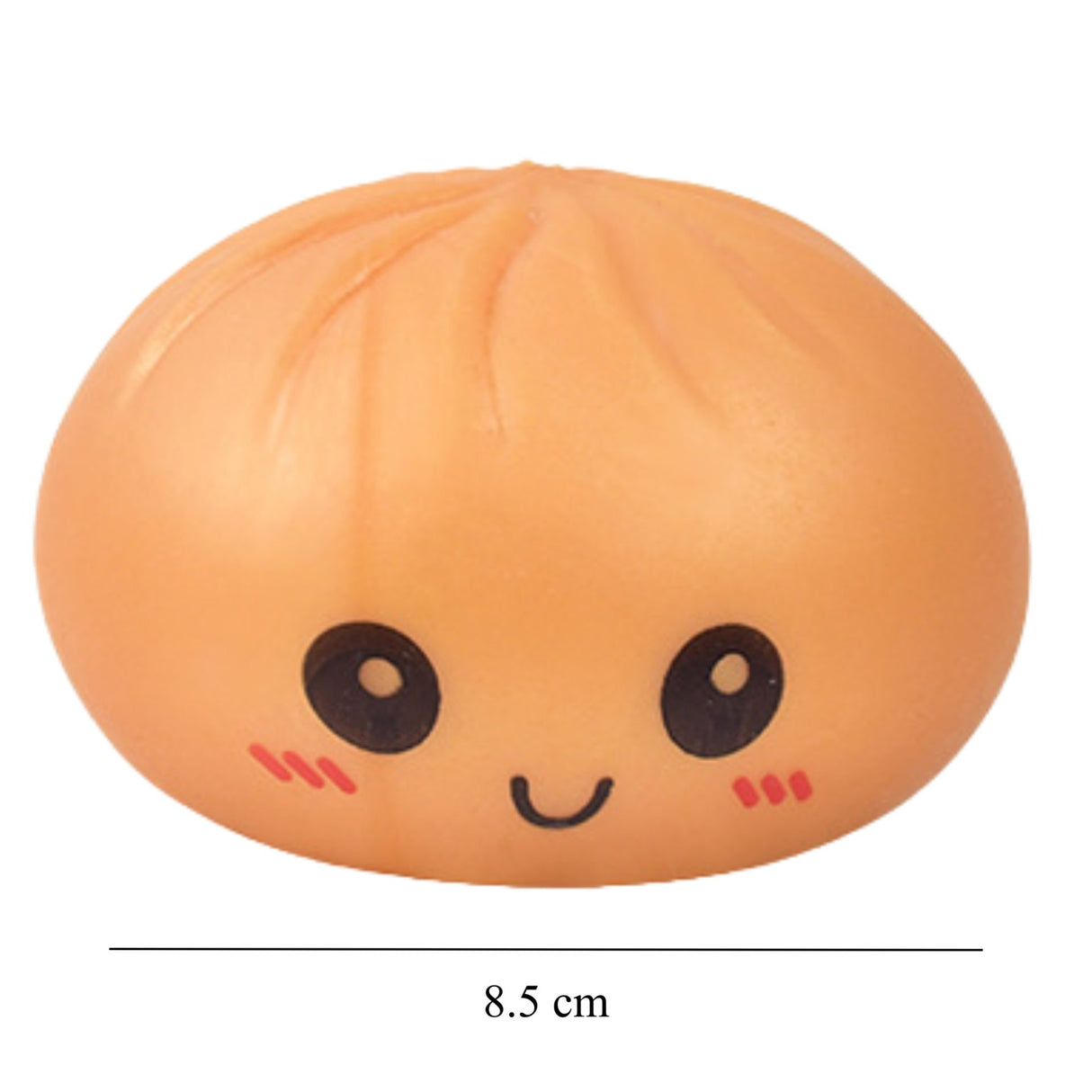 Jucarie Antistres, Flippy, Squishy Gigant,Model Galusca, Minge Interactiva, cu Revenire Lenta, Include Cosulet Steamer, 8.5 cm, Galben - vivimall.ro