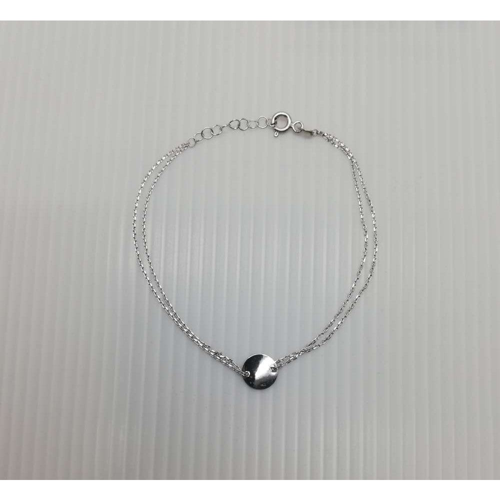 Bratara Argint 925 cu Banut Mic, Reglabila