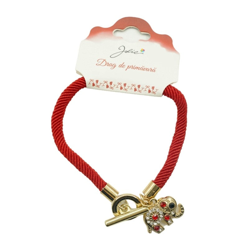 Martisor Bratara Aurie Jolie V2 Elefant - vivimall.ro