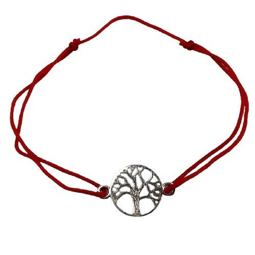 Bratara Snur Reglabil, Argint 925, Copacel In Cerc, Jolie Silver, 0.9 g, 2 cm x 1.2 cm - vivimall.ro