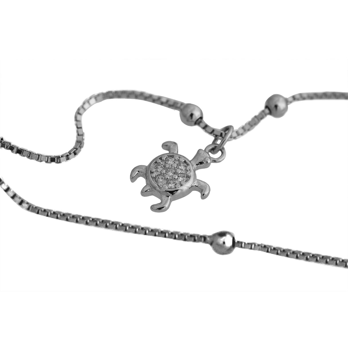 Bratara din Argint 925 cu model Testoasa, reglabila