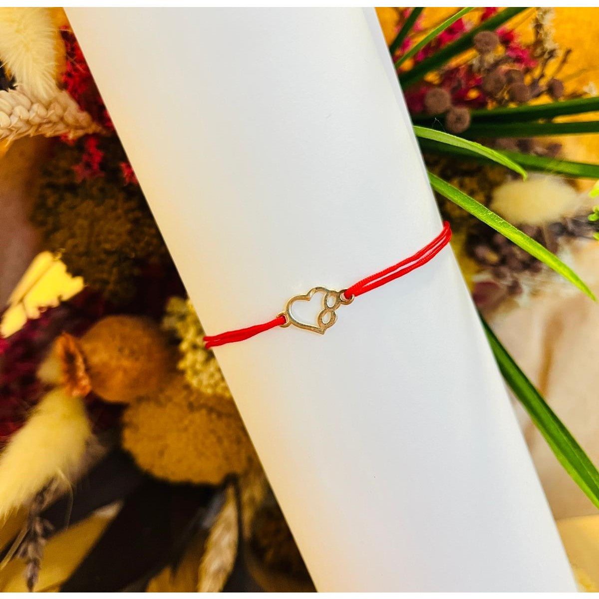 Bratara Snur Reglabil, Argint 925, Infinit in Inima, Jolie Silver, 0.5 g, 1.5 cm x 1 cm - vivimall.ro