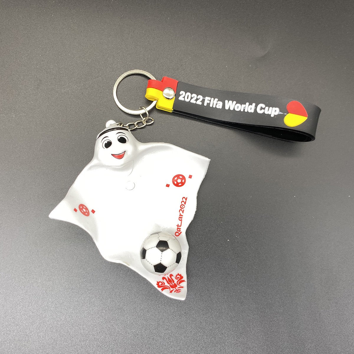 Breloc sub forma Mascotei Fifa World Cup 2022, marimea M cu lumini, Flippy - vivimall.ro