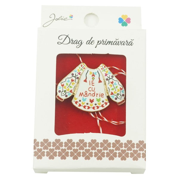 Brosa Mica in Cutie Jolie model Ie cu Mandrie - vivimall.ro