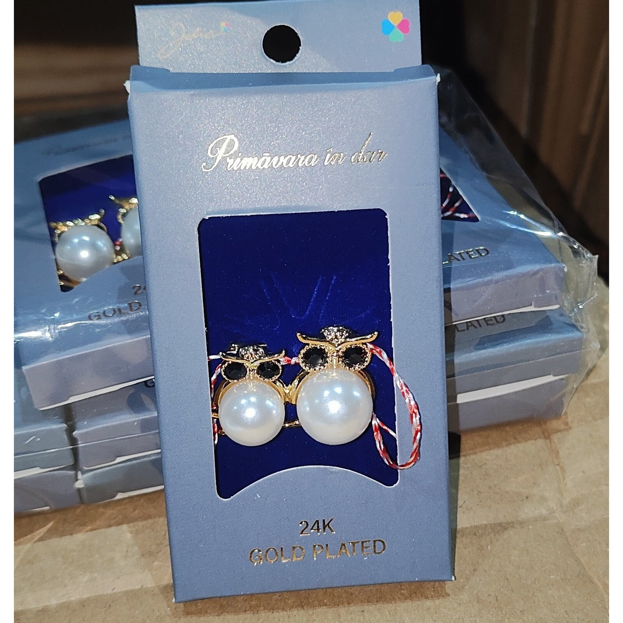 Brosa Placata cu Aur 24K - vivimall.ro