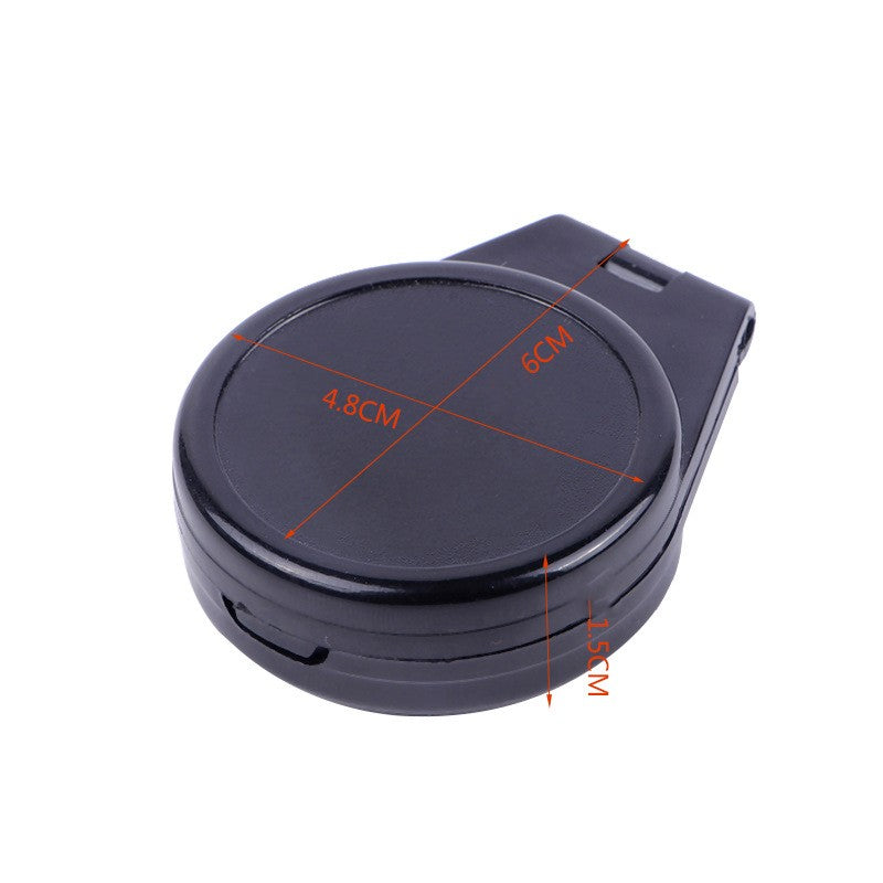 Busola de Buzunar cu Capac de Plastic, Vivimall, Busola pentru Drumetii, Calatorie, Compacta, Usor de Transportat, 6 x 4.8 x 1.5 cm Negru - vivimall.ro