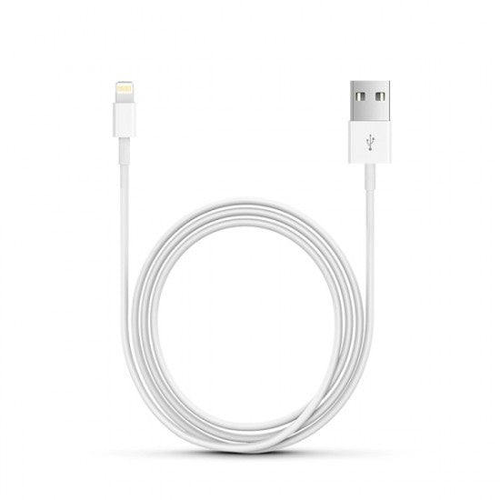 Cablu Date Flippy, compatibil cu iPhone, 2A, 1 m, WUW-X83, Blister, Alb - vivimall.ro