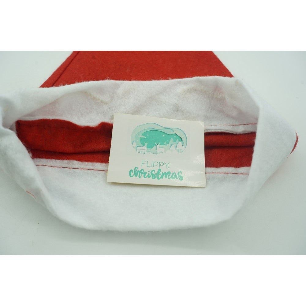 Caciulita de Mos Craciun,Vivimall, cu inscriptie 2022 si led, rosie, marime universala, poliester - vivimall.ro