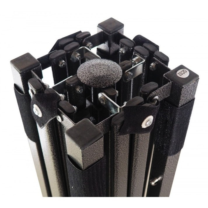 Cadru Metalic pentru Cort Pavilion, Flippy, Pliabil de tip Pavilion, Fara Prelata/Unelte, Deschidere Tip Armonica, 4.3 x 2.9 x 2.7 m, Negru - vivimall.ro