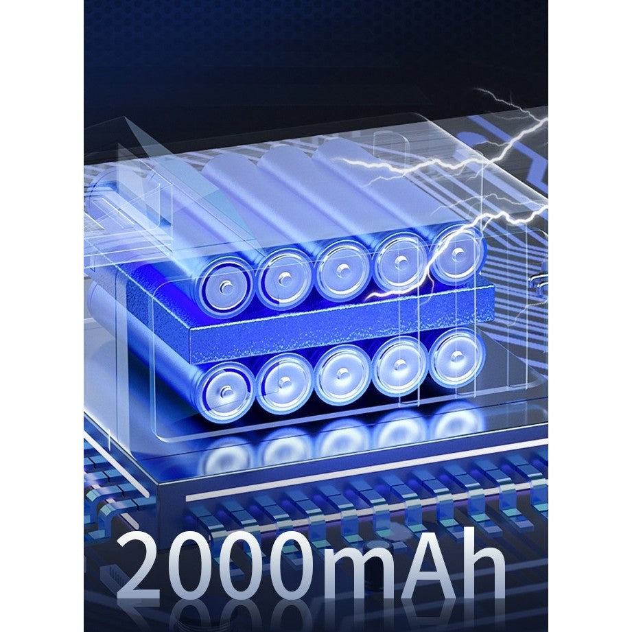 Aspirator Portabil fara Fir, Vivimall, Tip Pistol 2 in 1, Suflare si Aspirare, Incarcare USB, Pentru Casa si Masina, Autonomie 30 min, Negru - vivimall.ro