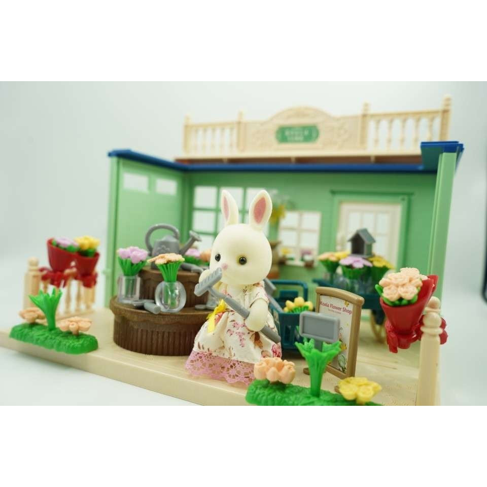 Casa de papusi, magazin cu flori, cu mobilier si figurine - vivimall.ro