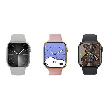 Ceas Smartwatch, Flippy, Editia 9, Apeluri Bluetooth, Incarcare Wireless, Afisaj 2.01 inch, Rezolutie 240 x 296, NFC, Puls, Gri - vivimall.ro