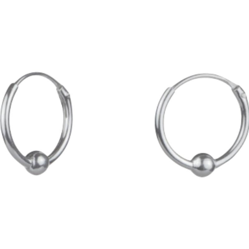 Cercei Argint 925 Creole 10 mm Biluta - vivimall.ro