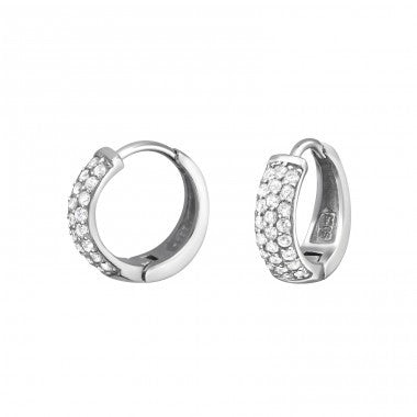 Cercei cu Zirconii, Argint 925