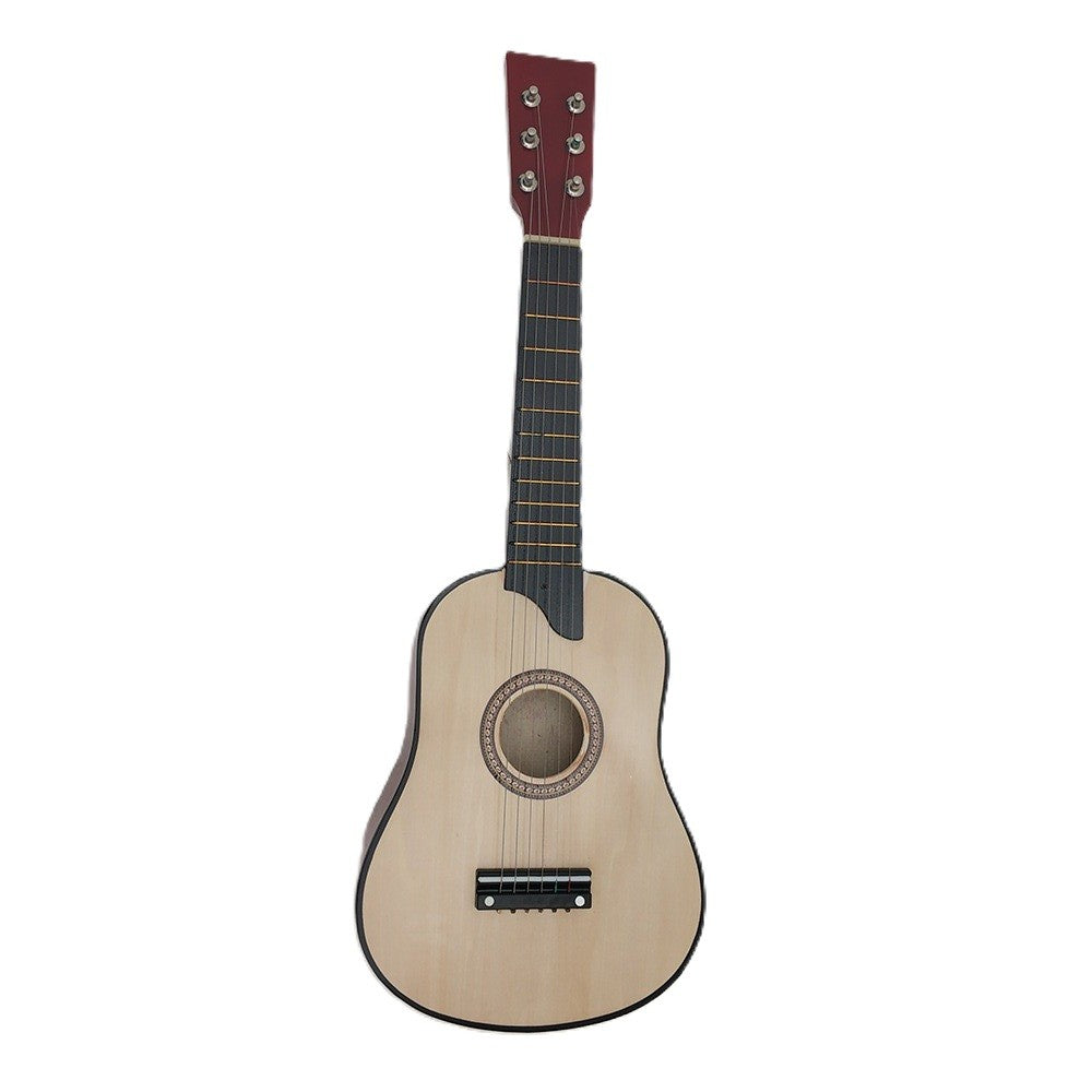 Chitara pentru Copii, Flippy, din Lemn si Plastic, pentru Incepatori, 63.5 x 22 x 5.8 cm, Bej - vivimall.ro