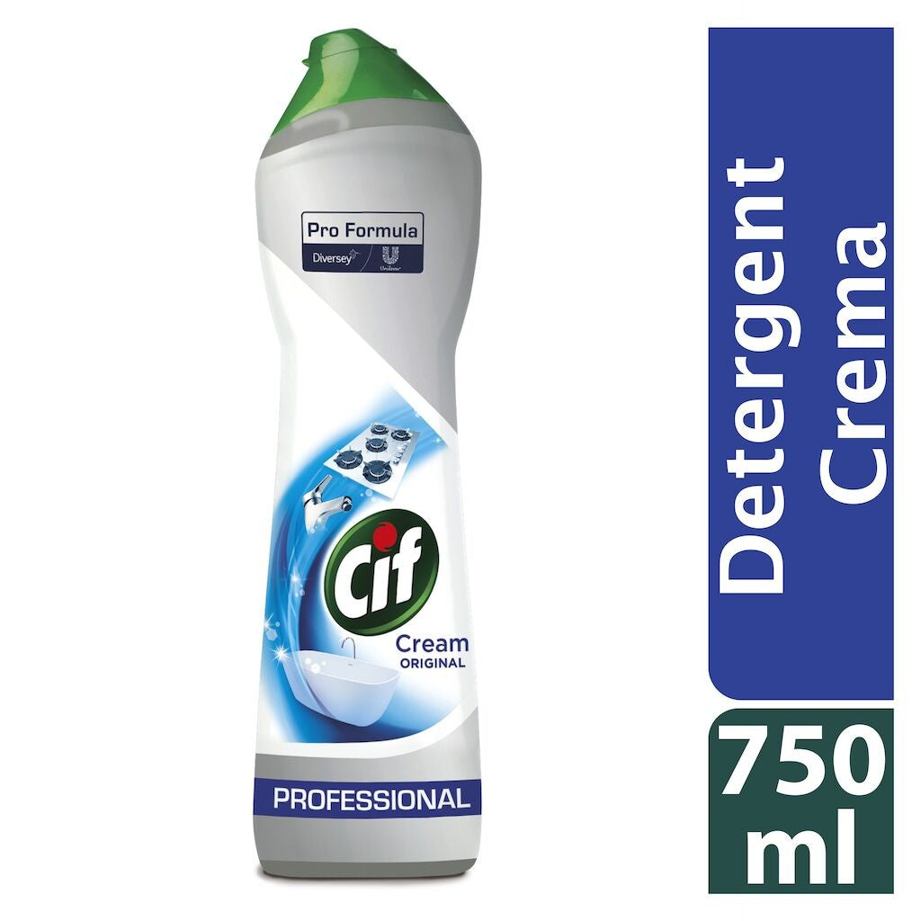 Pachet CIF Professional Cream – Crema de Curatare Non-Abraziva, 8×0.75 L - vivimall.ro