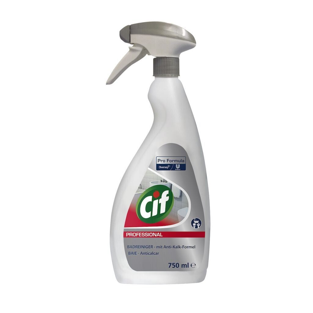 CIF Professional Washroom – Detergent si Detartrant pentru Suprafetele din Baie 0.75 L - vivimall.ro