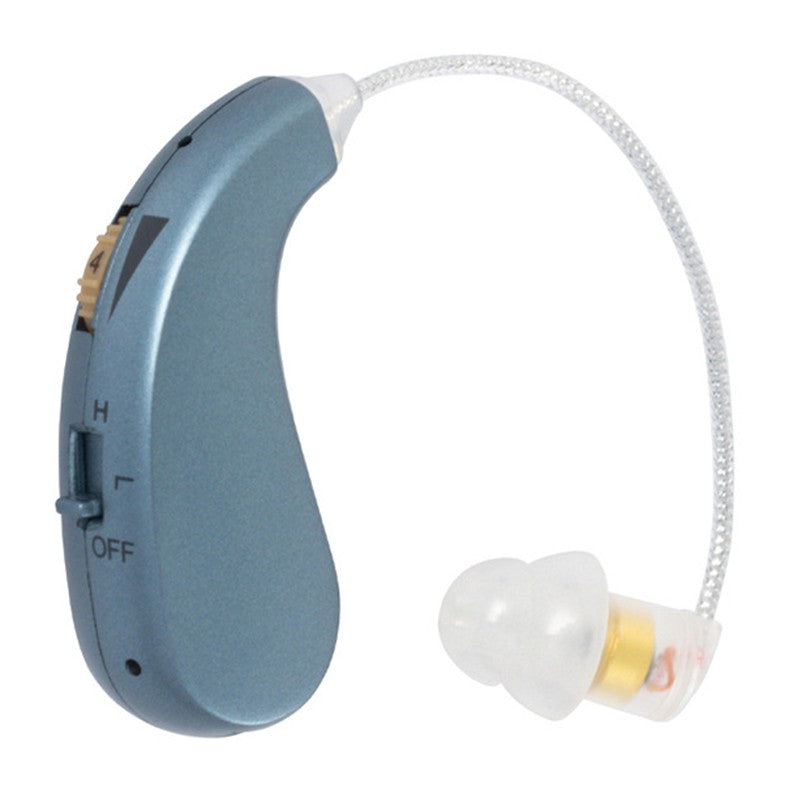 Aparat auditiv retroauricular BTE Reincarcabil, Vivimall, Set 2 bucati Stinga Dreapta, Standard European, Aparat auditiv Cu incarcator, Aparat pentru Auz, 12 x 8.5 x 4 cm, 89 g, Albastru - vivimall.ro