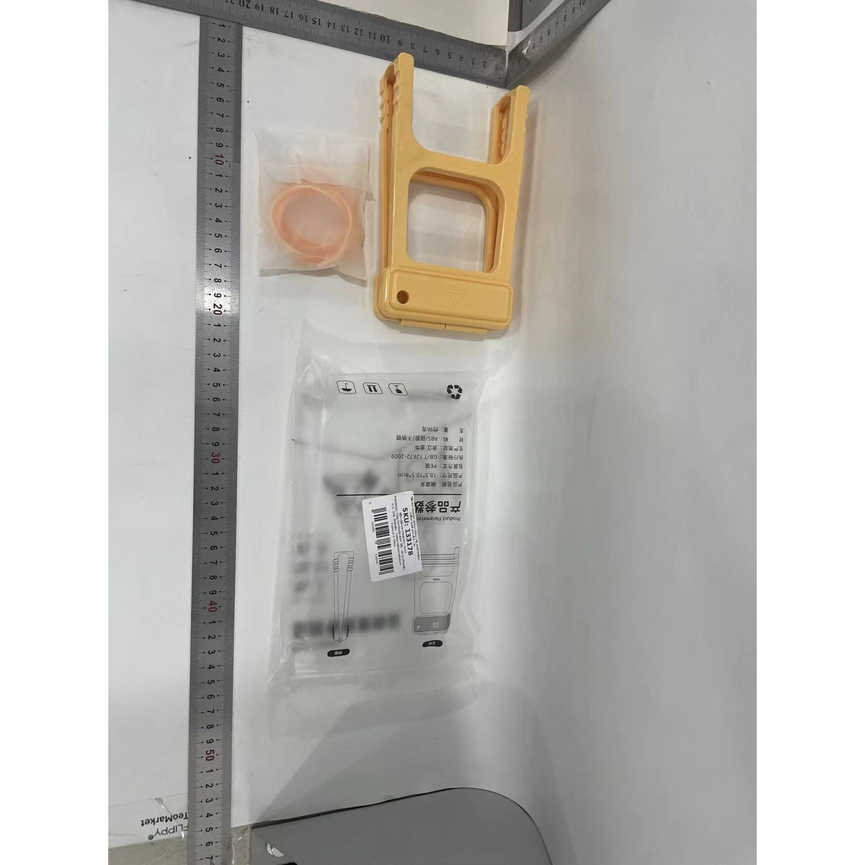 Clema pentru Boluri, Vivimall, Anti-Alunecare, din ABS si Silicon, Extindere, pentru Oale, Tigai, de Uz Casnic, Rezistent la Temperaturi Inalte, 18.3 x 10.6 cm Galben - vivimall.ro