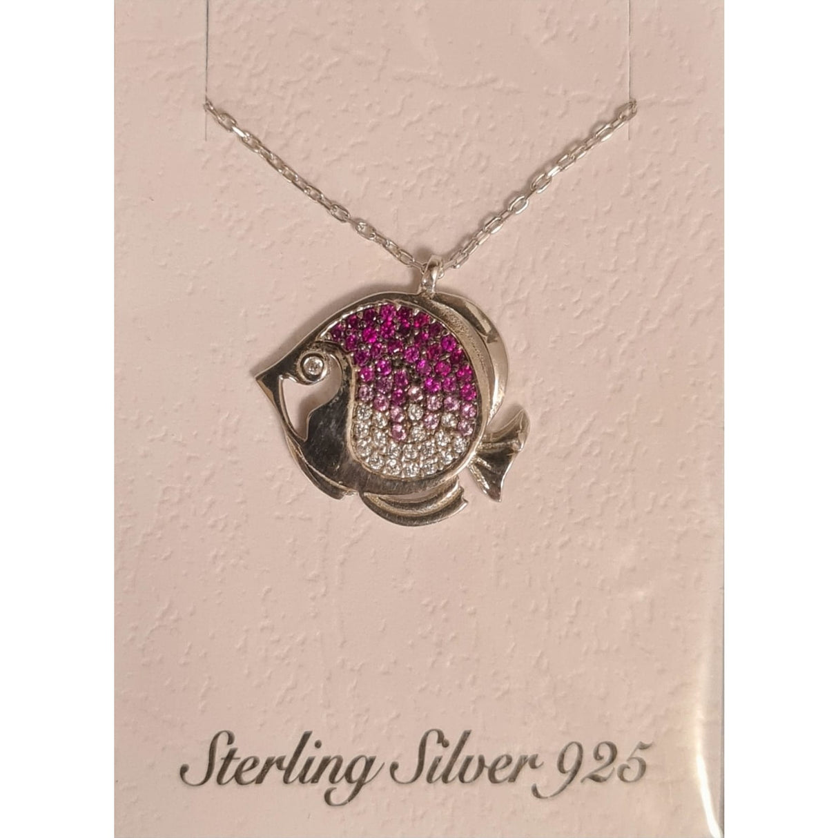 Colier Argint 925 Peste Balon cu Zirconiu, Mov - vivimall.ro