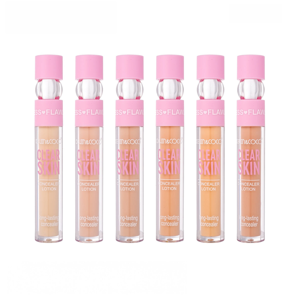 Corector Lichid pentru Ten, Kevin Coco, Clear Skin, Nuanta Bej Deschis, Subton Roz Piersica - vivimall.ro