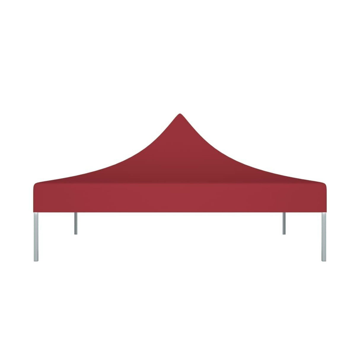 Copertina pentru Pavilion, Flippy, Acoperis Cort, Pliabil, Copertina Rezistenta 420D, 185 g/m2, Protectie Ideala la Soare si Ploaie, 3 x 3 m, Rosu - vivimall.ro