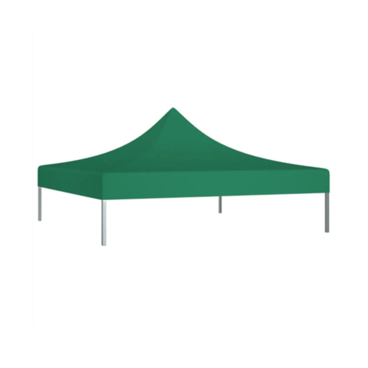 Copertina pentru Pavilion, Flippy, Acoperis Cort, Pliabil, Copertina Rezistenta 420D, 280 g/m2, Protectie Ideala la Soare si Ploaie, 3 x 3 m, Verde - vivimall.ro