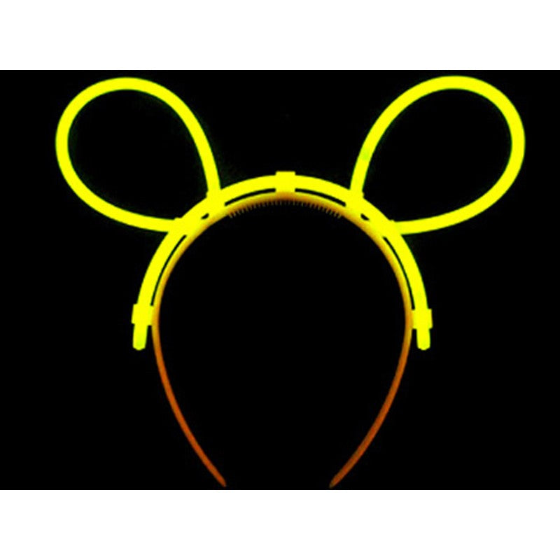 Cordeluta Decorativa, Vivimall, din Plastic, Fluorescenta, Accesoriu Petrecere, Galben - vivimall.ro
