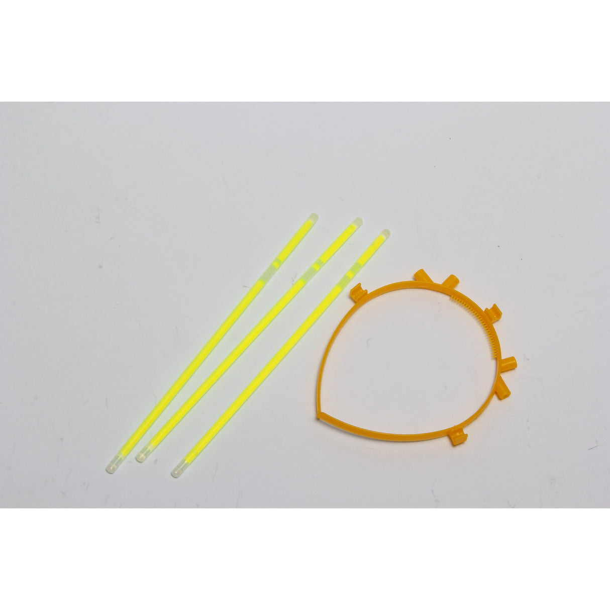 Cordeluta Decorativa, Vivimall, din Plastic, Fluorescenta, Accesoriu Petrecere, Galben - vivimall.ro