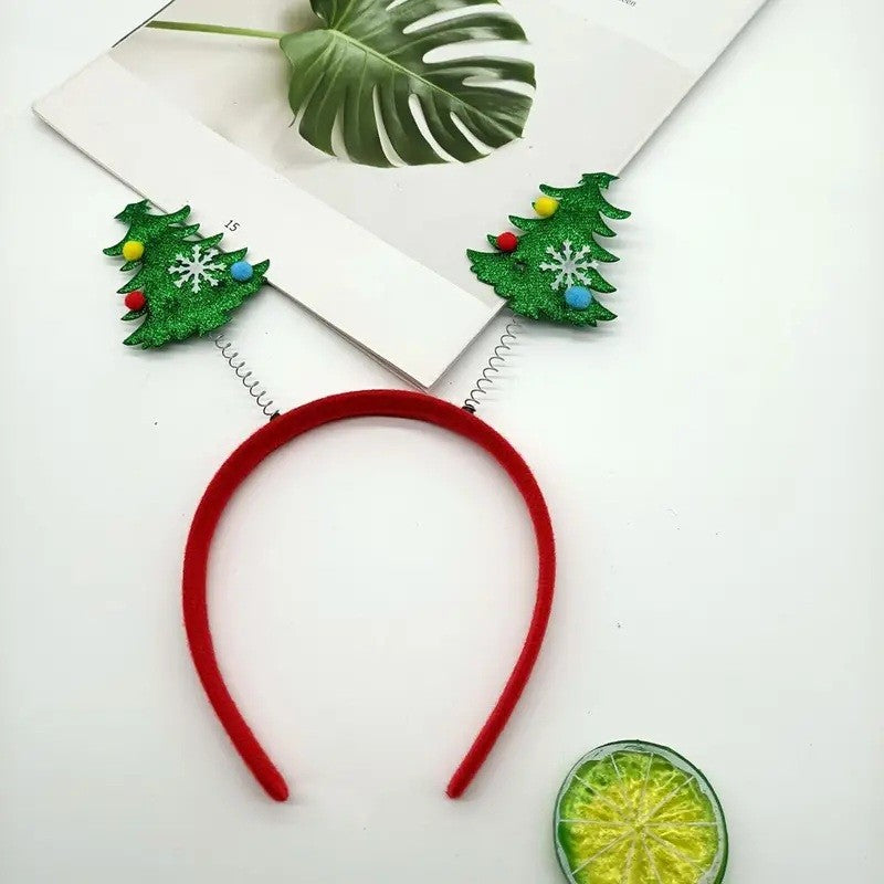 Coronita Decorativa, Vivimall, Tema Craciun, 12 x 25 cm, Model Brazi de Craciun, Marime Universala, Multicolor - vivimall.ro