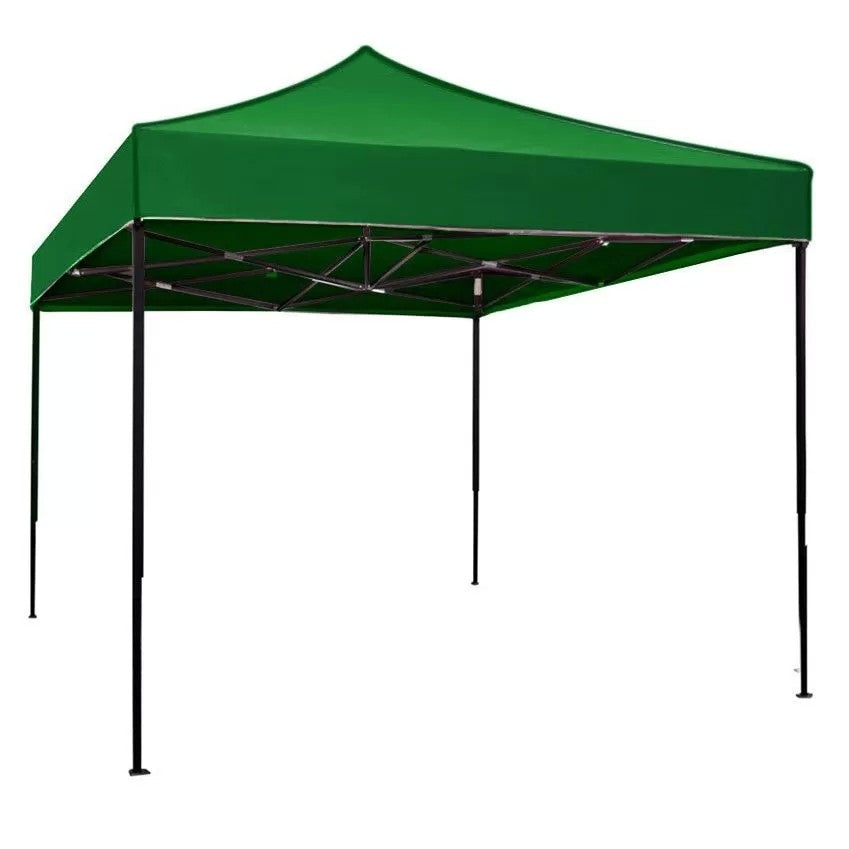 Cort pliabil pentru Evenimente, cadru metalic pentru curte si gradina, 2x2 m, Verde, Vivimall - vivimall.ro