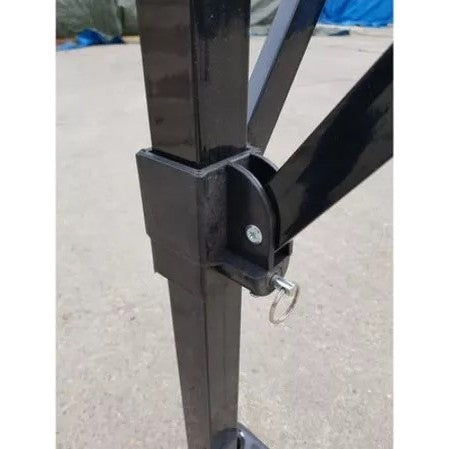 Cort pliabil pentru Evenimente, cadru metalic pentru curte si gradina, 2x2 m, Albastru, Vivimall - vivimall.ro