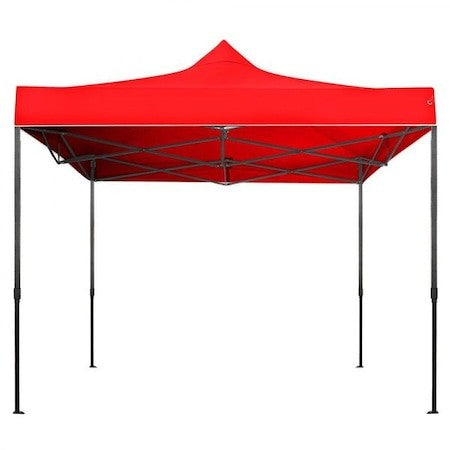Cort pliabil pentru Evenimente, cadru metalic pentru curte si gradina, 2x2 m, Rosu, Vivimall - vivimall.ro