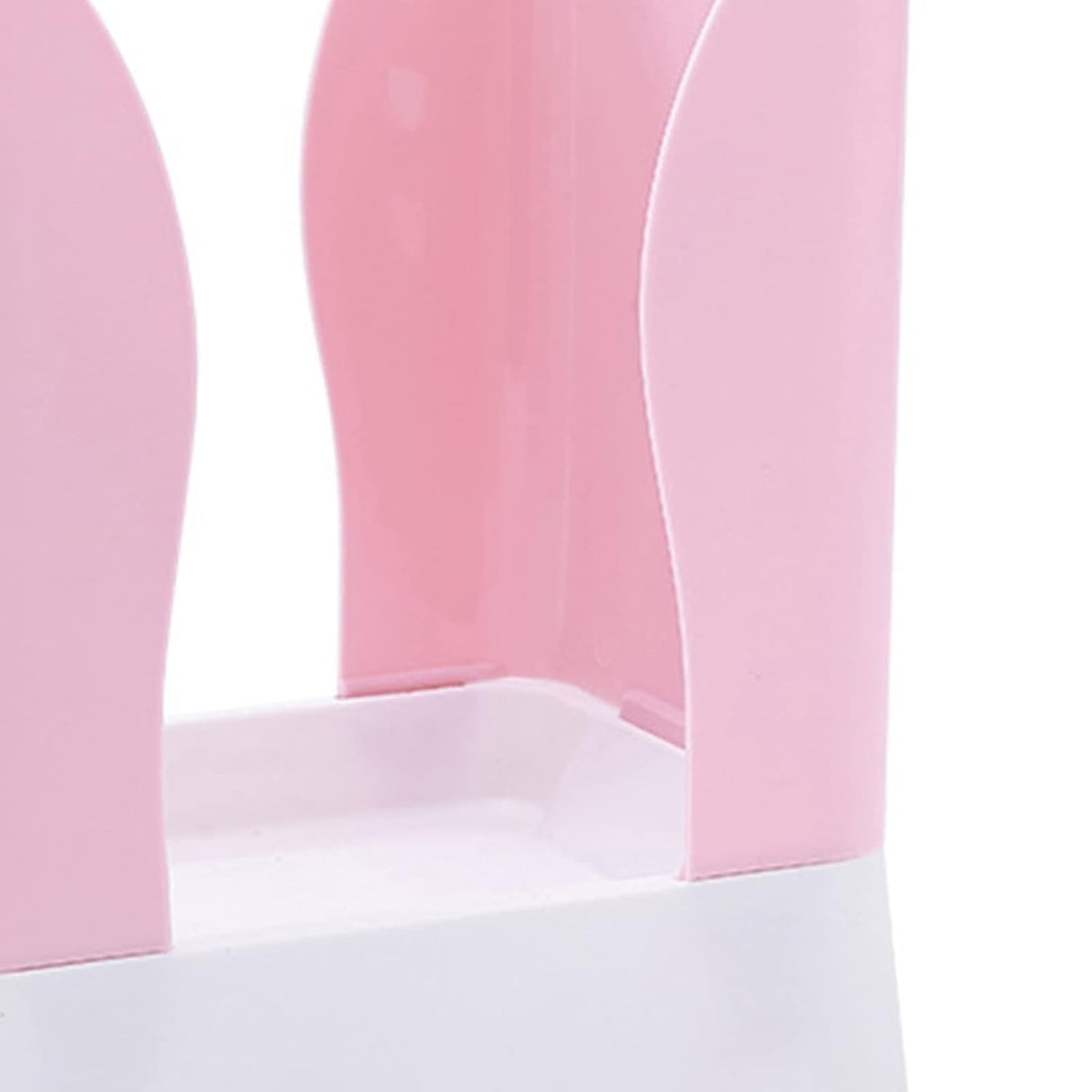 Cos de Gunoi Extensibil, Vivimall, din Plastic, Reglabil, Pliabil, Versatil, pentru Bucatarie, Baie sau Birou, Cos Universal, 21x25x17 cm, Roz Alb - vivimall.ro