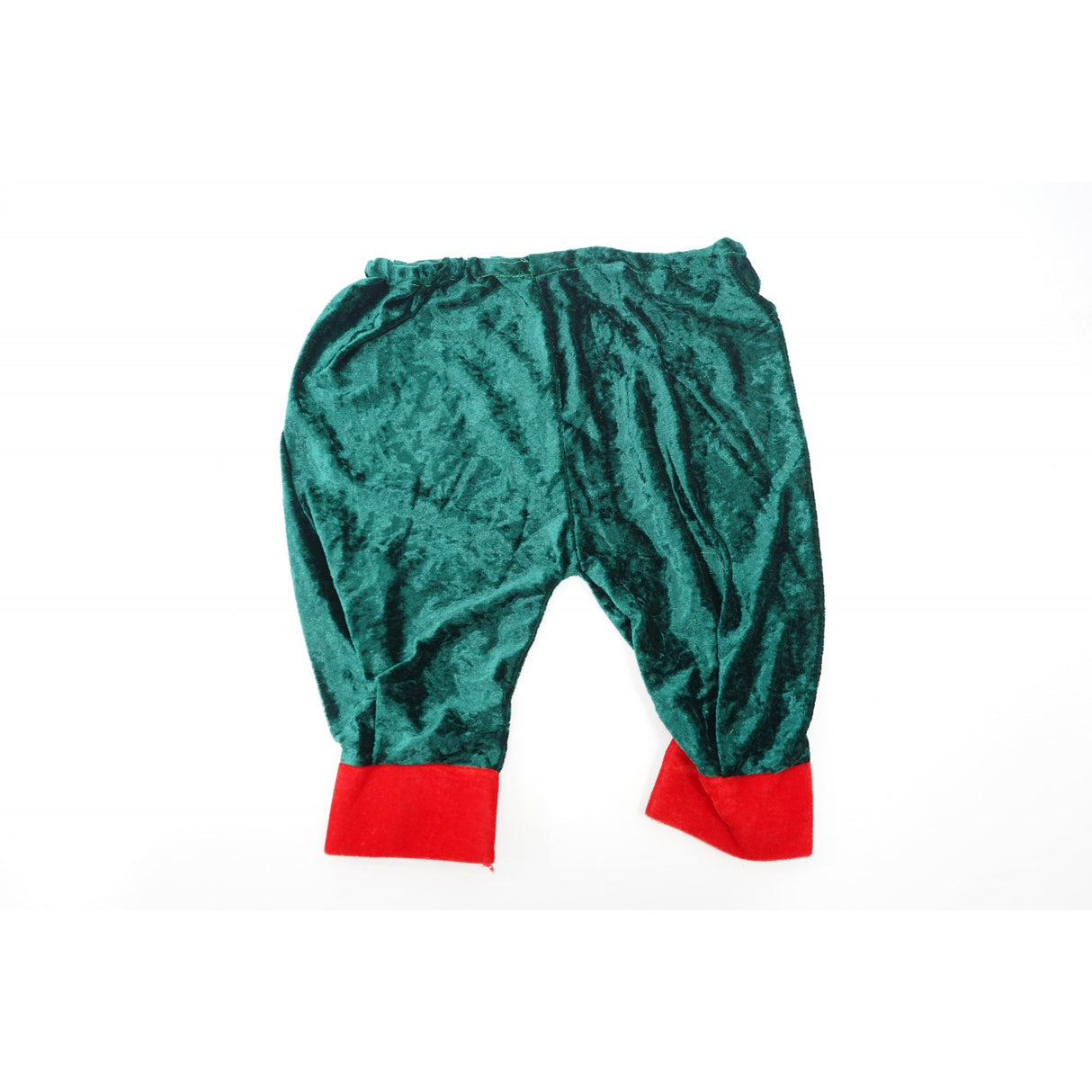 Costum Craciun, Vivimall, Spiridus, rosu-verde, 10 - 13 ani, catifea - vivimall.ro