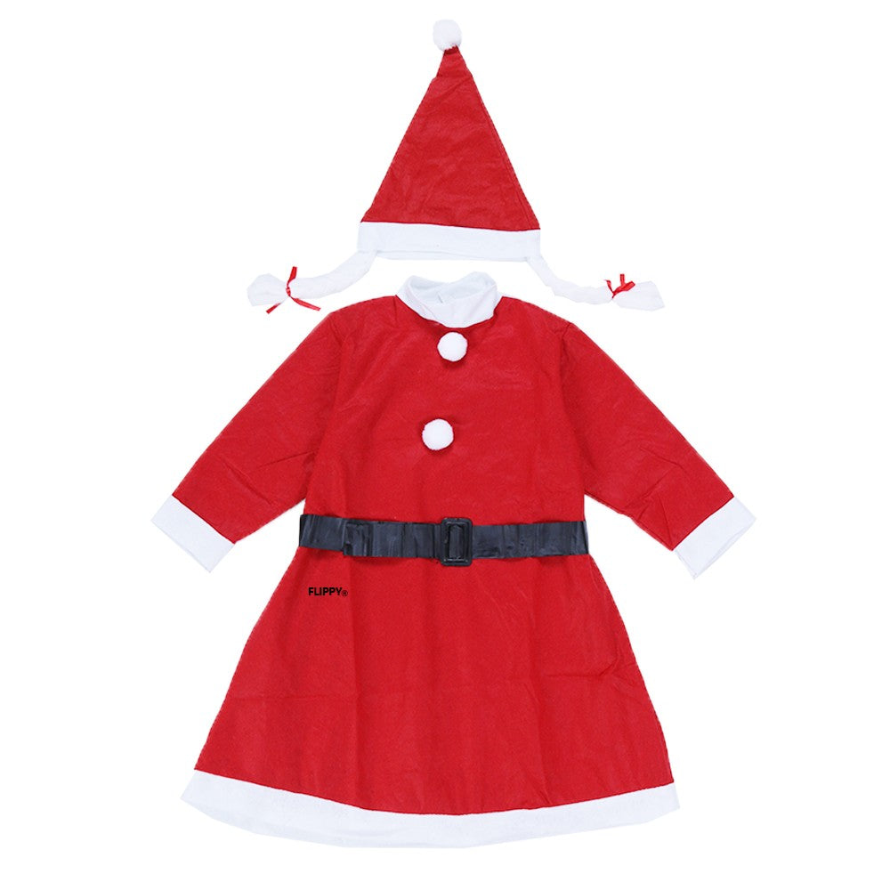 Costum Craciunita Flippy® Fata, 7-9 ani, 3 piese, Polar - vivimall.ro