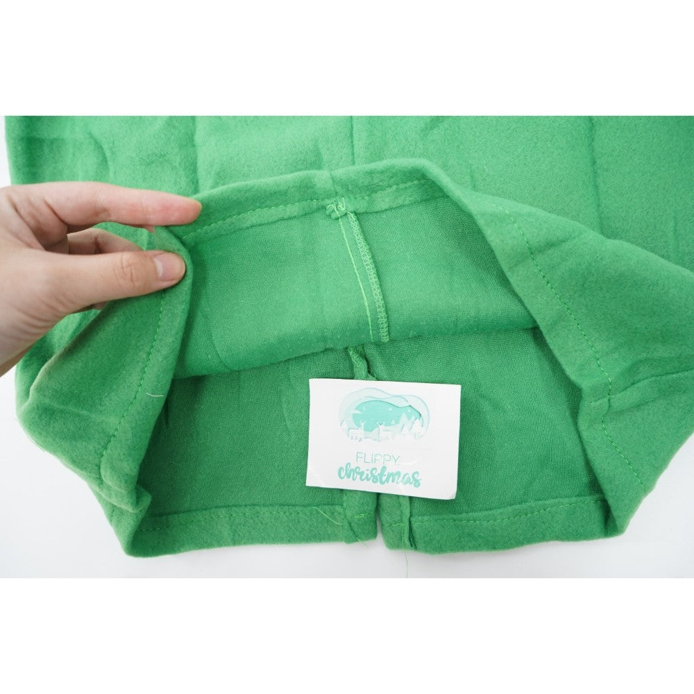 Costum Spiridus, Vivimall, Baieti, 4-6 ani, Verde, Poliester - vivimall.ro