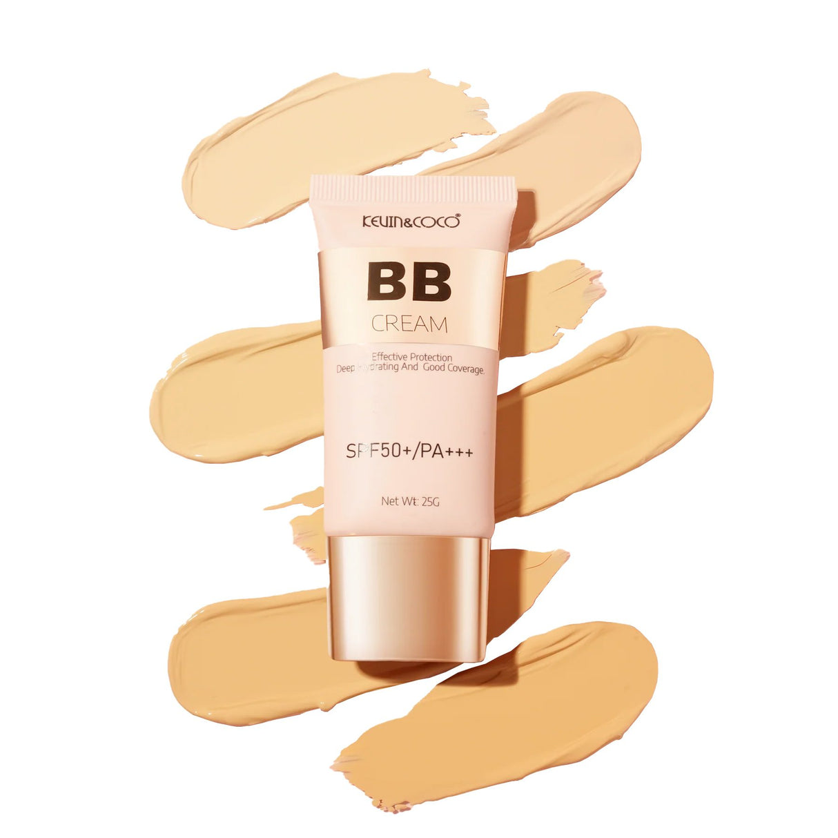 Crema BB Kevin&Coco Radiance-Enhancing, SPF 50+, PA +++, 4.5x1.5x10.8cm, 25 g, Nuanta KC04 - vivimall.ro