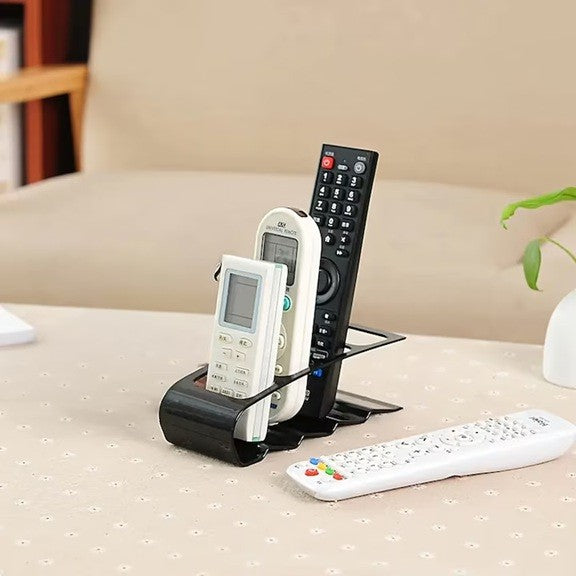Suport de Birou, Vivimall, din Plastic, pentru Telecomenzi, Telefoane, 18 x 7 x 9 cm, Negru - vivimall.ro