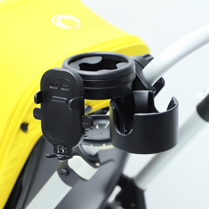 Suport de Depozitare Sticle, Vivimall, pentru Carucior, Bicicleta, Accesoriu de Prindere a Telefonului, Negru - vivimall.ro