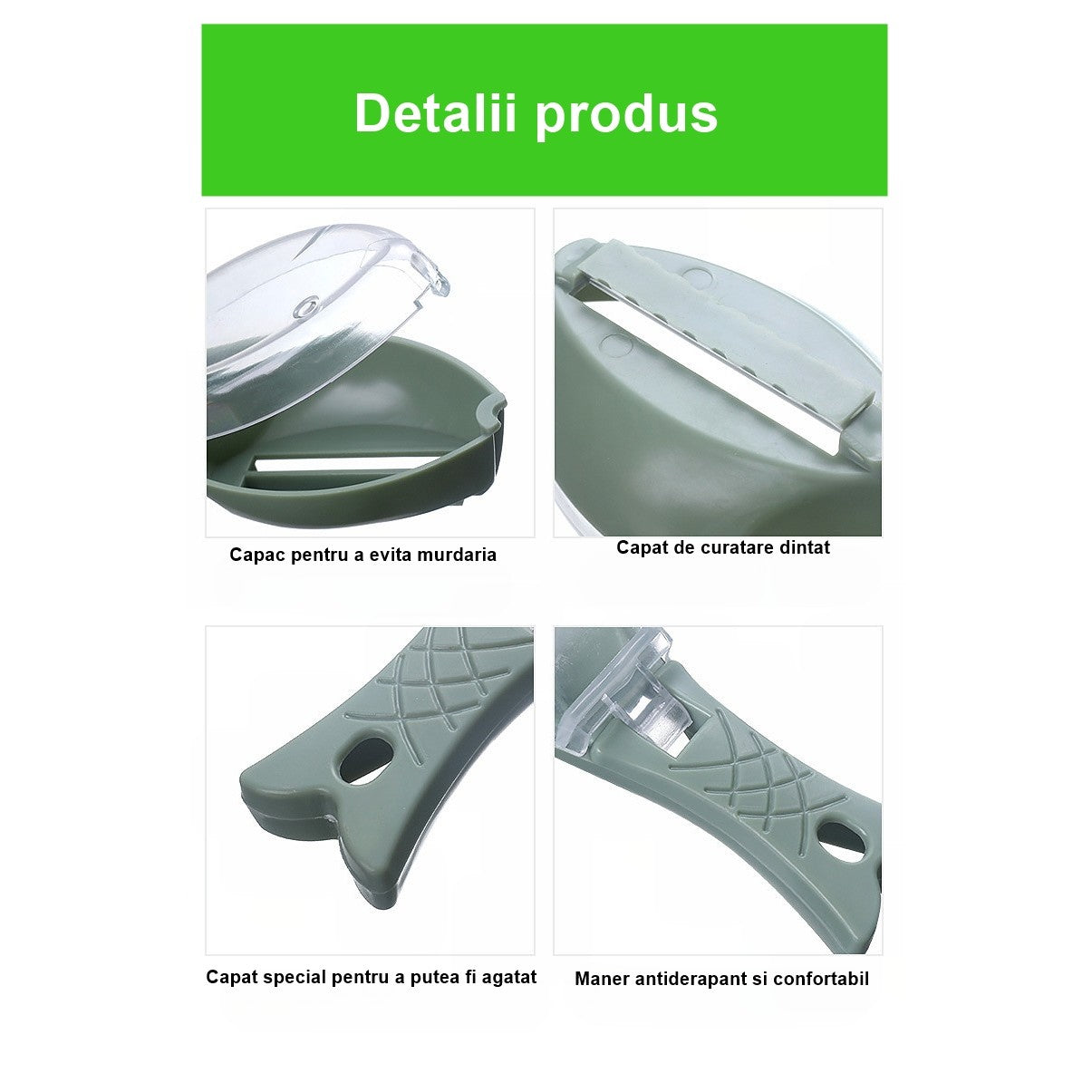 Curatator solzi peste cu recipient | FishClean - vivimall.ro