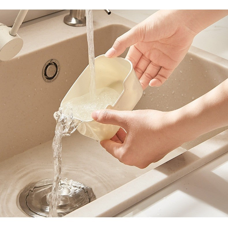 Cutie Alimentara Multifunctionala, Vivimall, pentru Condimente, Gustari, Inchidere Etans, cu Capac si Maner, 8 Compartimente, 32 x 8 x 25 cm, Alb - vivimall.ro