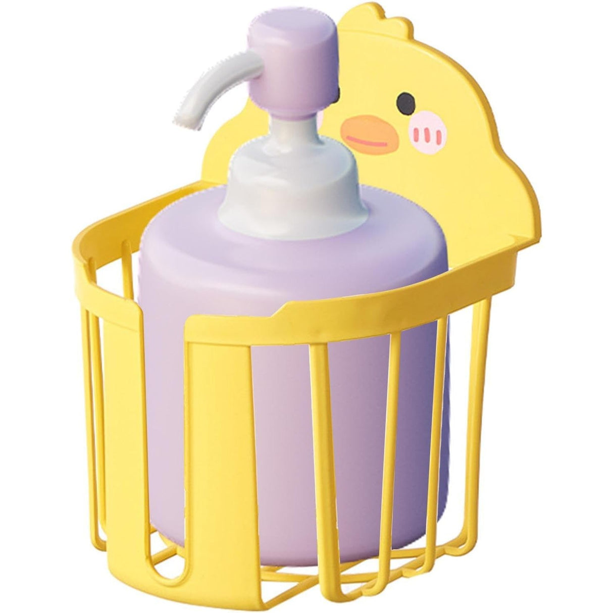 Cutie de Depozitare, Vivimall, din Plastic, Montare pe Perete, Model Ratusca, 17.5x13.5x12 cm, Galben - vivimall.ro