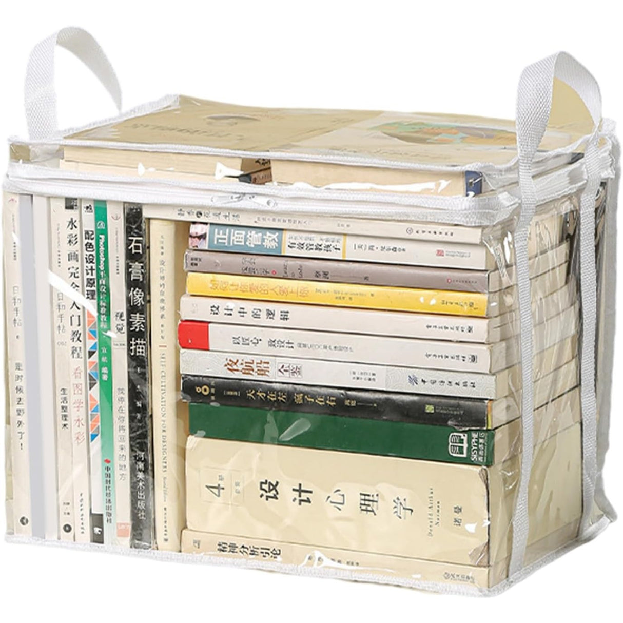 Cutie De Depozitare Din PVC Textil, Rezistentă La Apă, Geantă Pentru Cărți, 23 x 17 x 28 cm - vivimall.ro