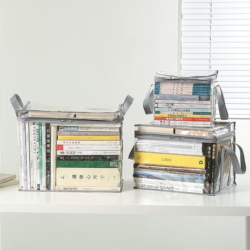 Cutie De Depozitare Din PVC, Textil, Rezistentă La Apă, Geantă Pentru Cărți, 32x24x25 cm - vivimall.ro