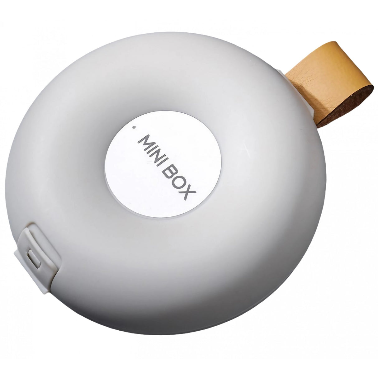 Cutie Depozitare Medicamente, Vivimall, 6 Compartimente, Inchidere Etans, Portabila, Rotund, Alb/Gri, PP, 8.4x2.9x8.5 cm - vivimall.ro