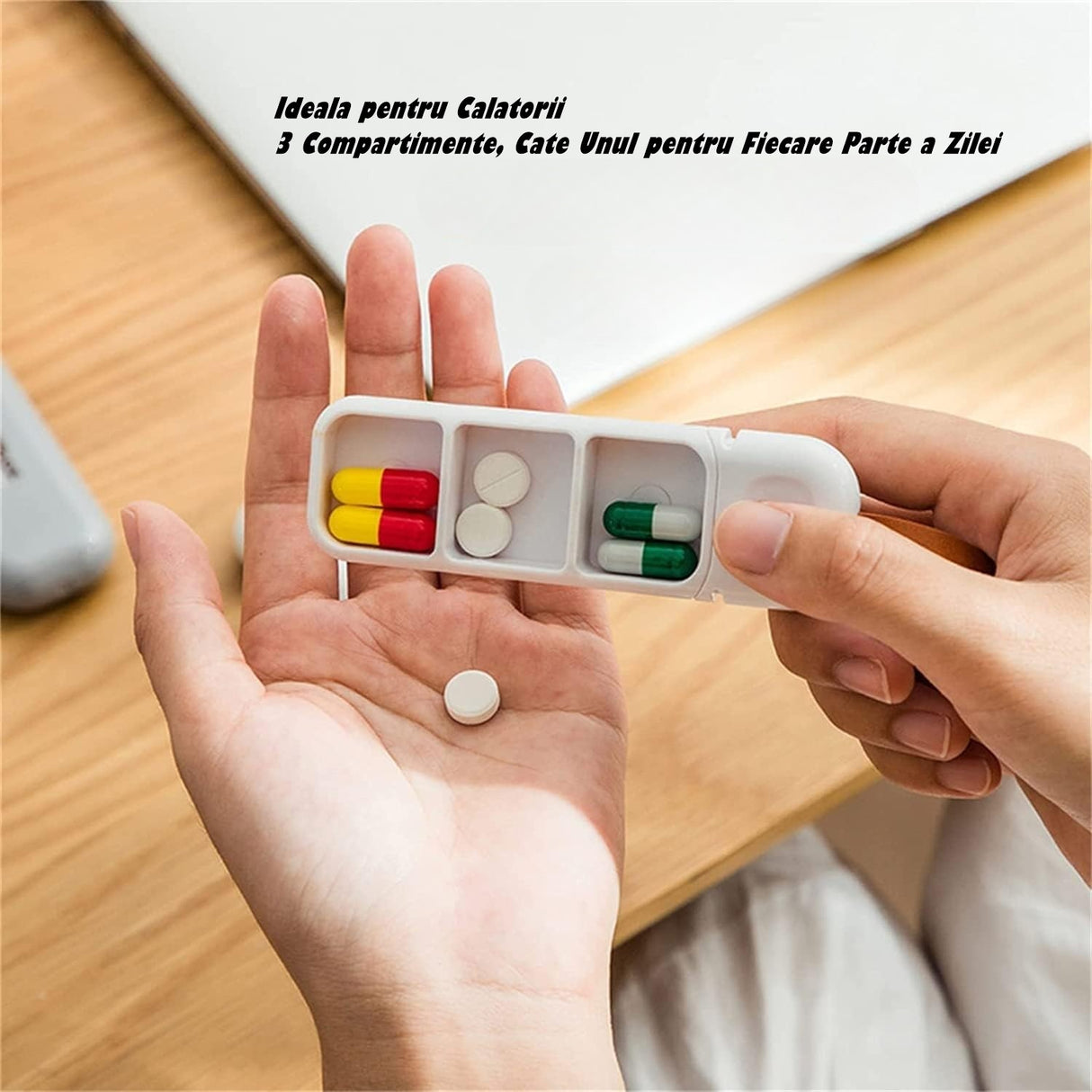 Cutie Slim Pastile 3 Compartimente | MedEasy - vivimall.ro